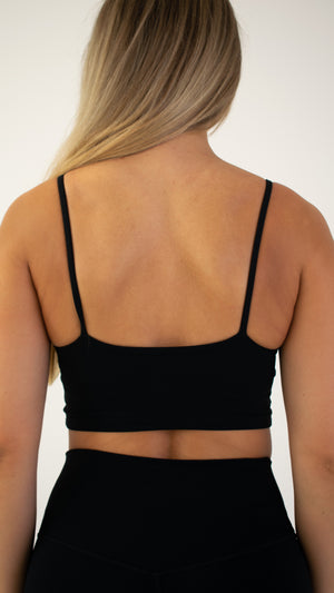 Black Smooth Sports Bra