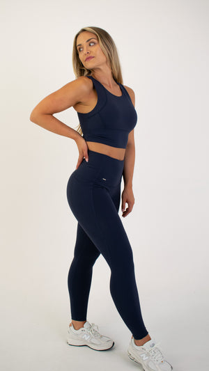 Navy Form Legging