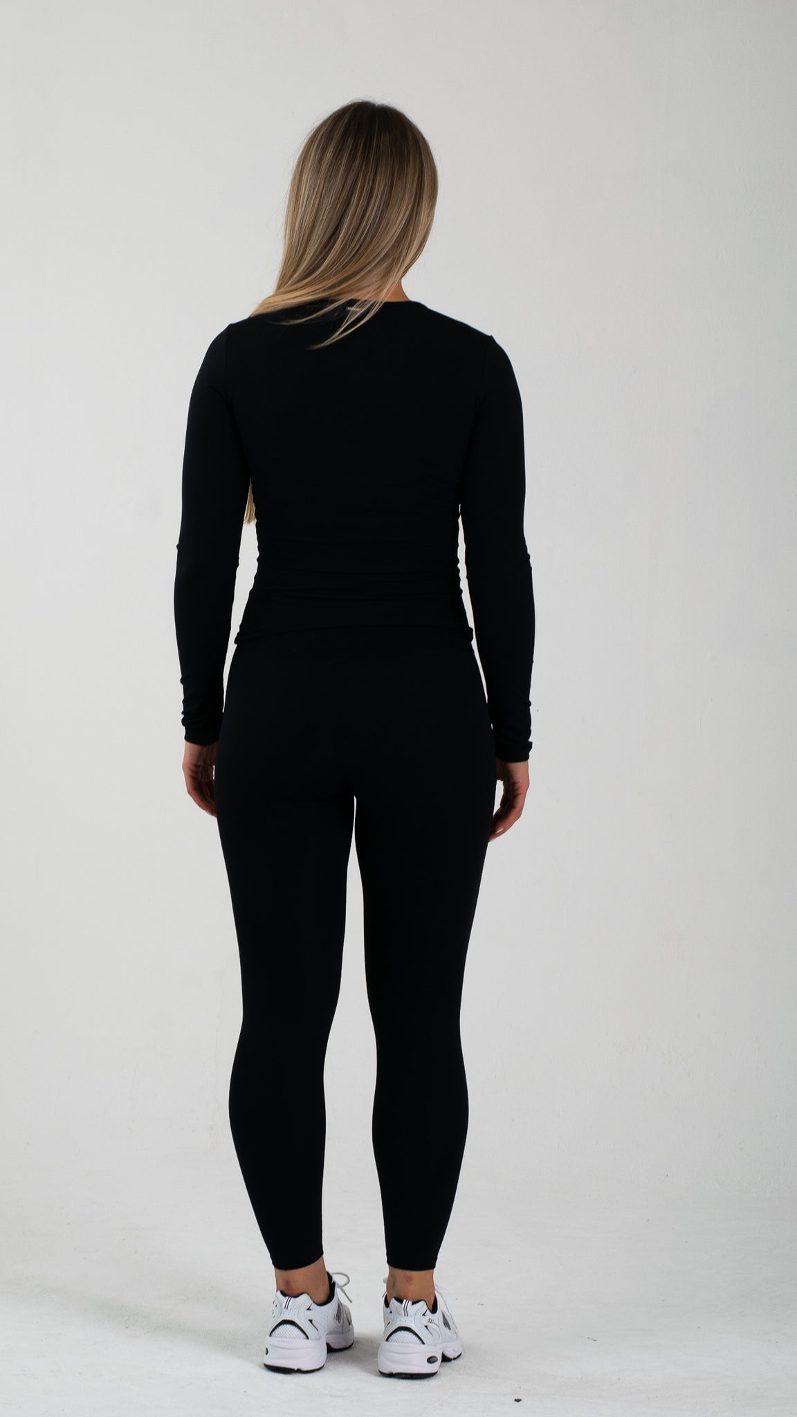 Black Flex Long Sleeve Top